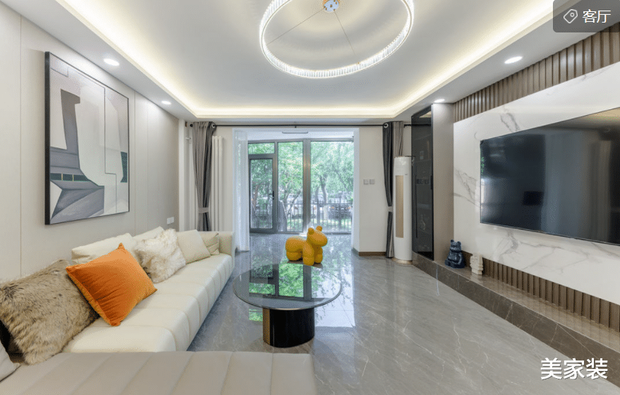 现代简约风打造三居室，高级灰做为主色，时髦又前卫