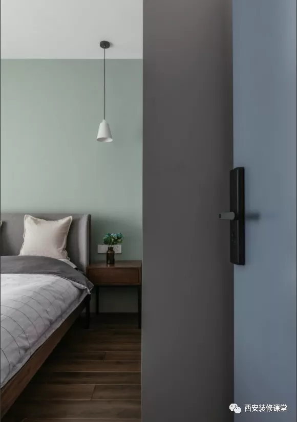 电视背景墙|85㎡两室刚需，餐客厅互换，满足在家办公