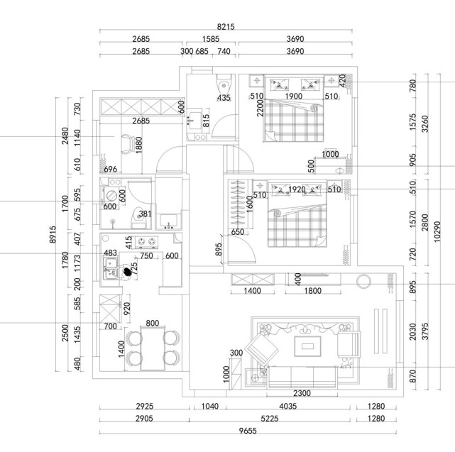 混搭|110㎡美式混搭风不讲究太过奢华，以舒适为主