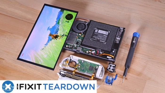 switch|iFixit拆解switch OLED! 屏幕变薄冷却系统缩水