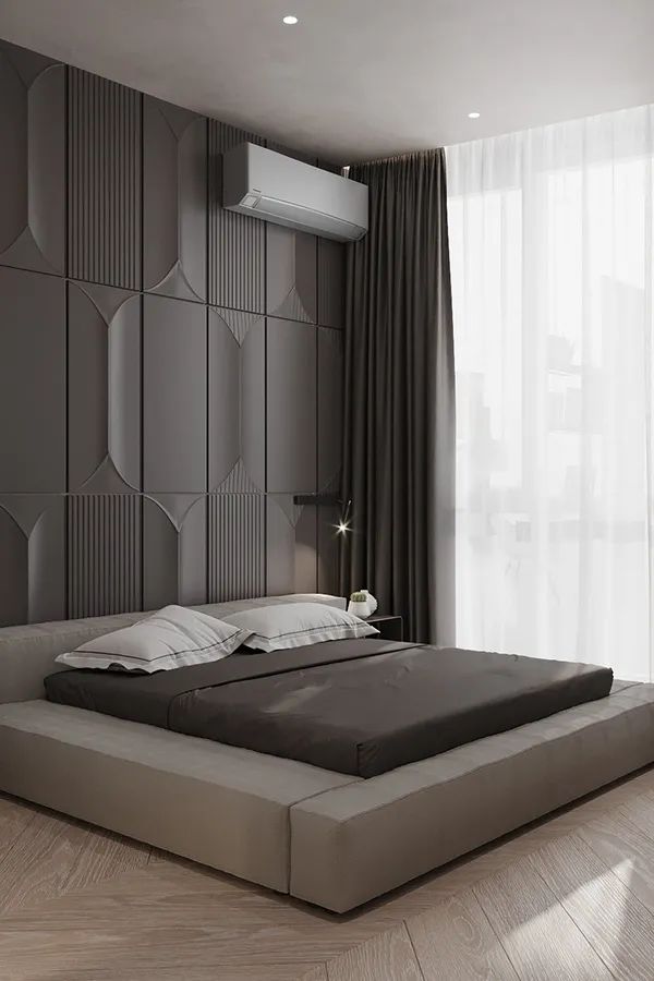 室内空间设计师：极简中性色，给人一种安静舒适的感觉！