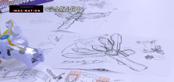 |特利迦：胜利神光棒废案图公开，完美致敬维克托利的变身枪！