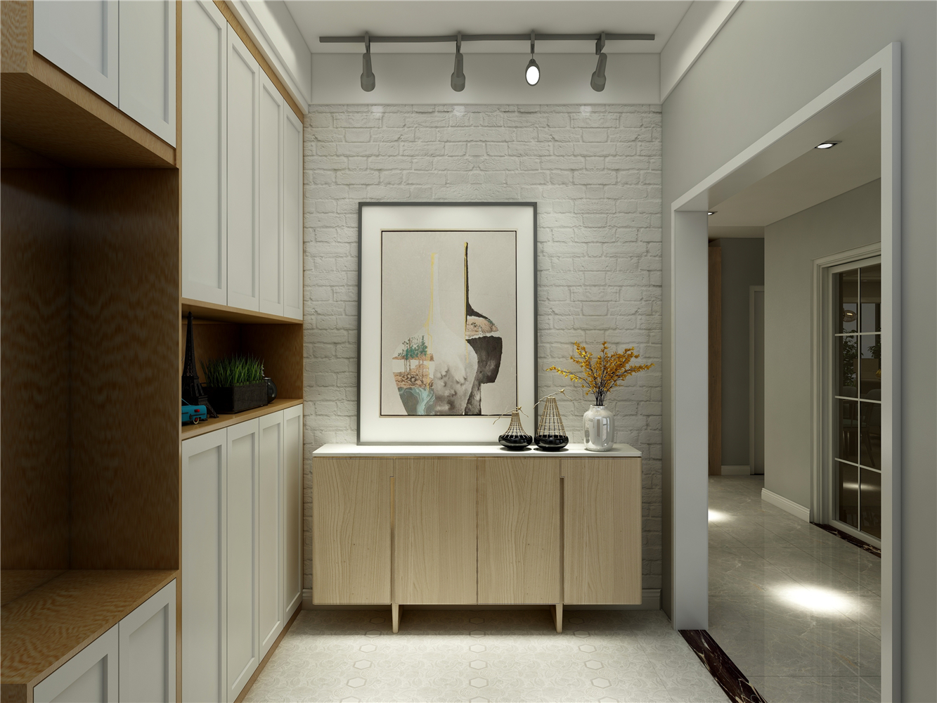 新房装修,几经商议后与家人达成协议,不买电视柜,而是这样做!