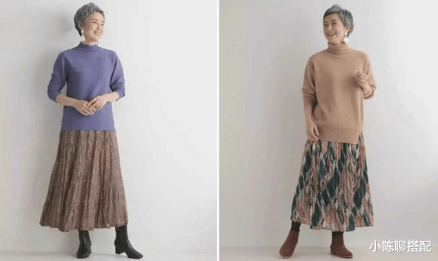小陈聊搭配|60岁之后,建议少穿“卫衣+牛仔裤”,秋季这样搭,轻松穿出优雅范