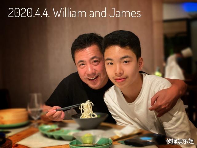 威廉|王中磊老婆庆儿子满15岁，威廉弟弟长成帅气小伙，霸总范儿十足