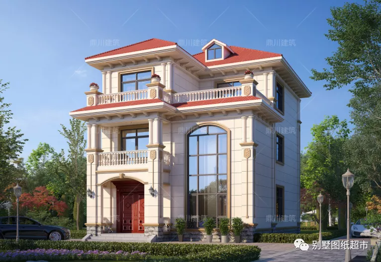 开间8.7三层农村别墅，5室3厅，复式客厅+棋牌室，34万妥妥拿下