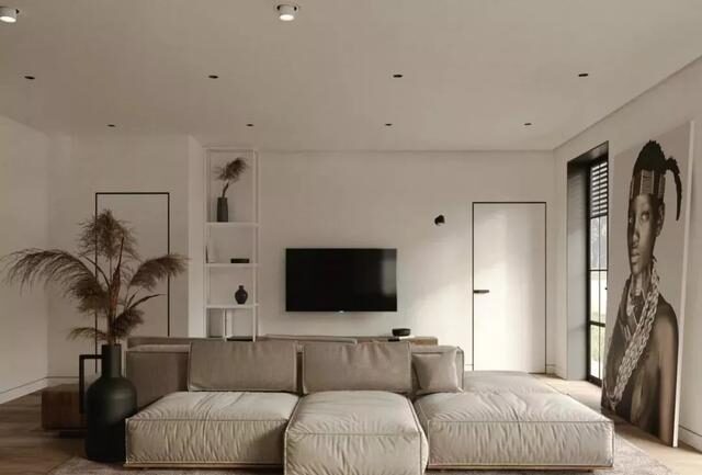 越来越多人不在客厅装电视了，现在流行这样装，时尚又大气