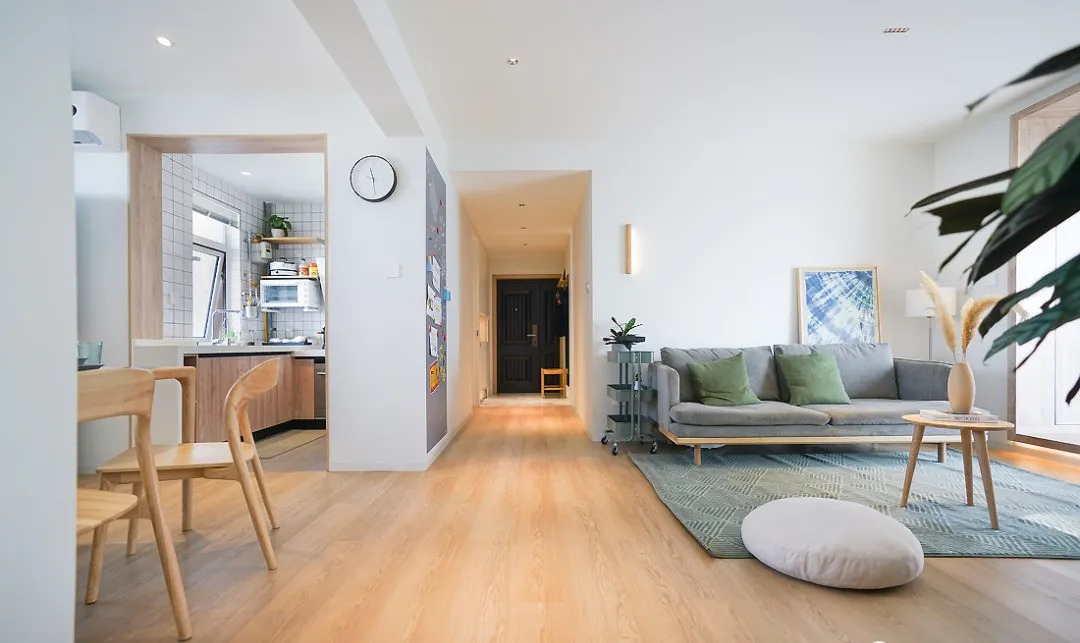 设计fan|107㎡日式风三居室，榻榻米卧室、木盒子阳台，超强的空间利用术！