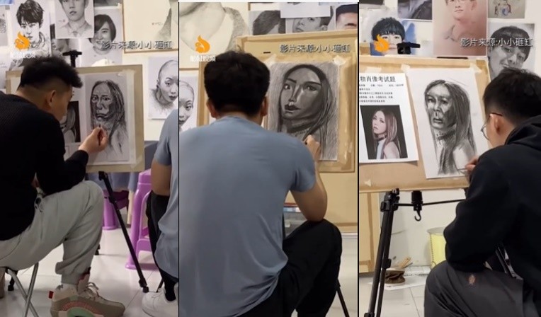 邓紫棋|素描课拿邓紫棋美照当考题，超低分作品看呆网友，本人说话了！