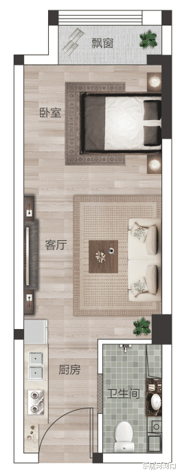 小户型|“9”字头小户型，首付约14万起，超低上车门槛错过无！