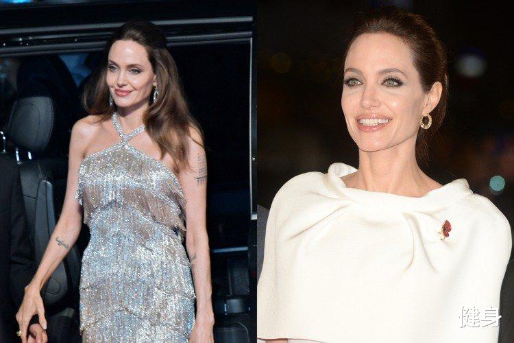 冻龄|46岁女王安洁莉娜裘莉,空中瑜伽展现冻龄身材