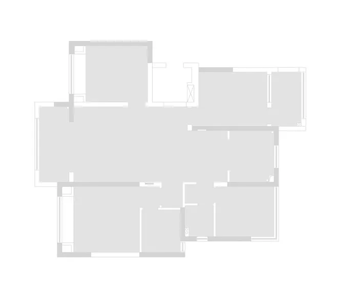 小姐姐|客厅无主灯+主卫外放，116㎡北欧极简风！