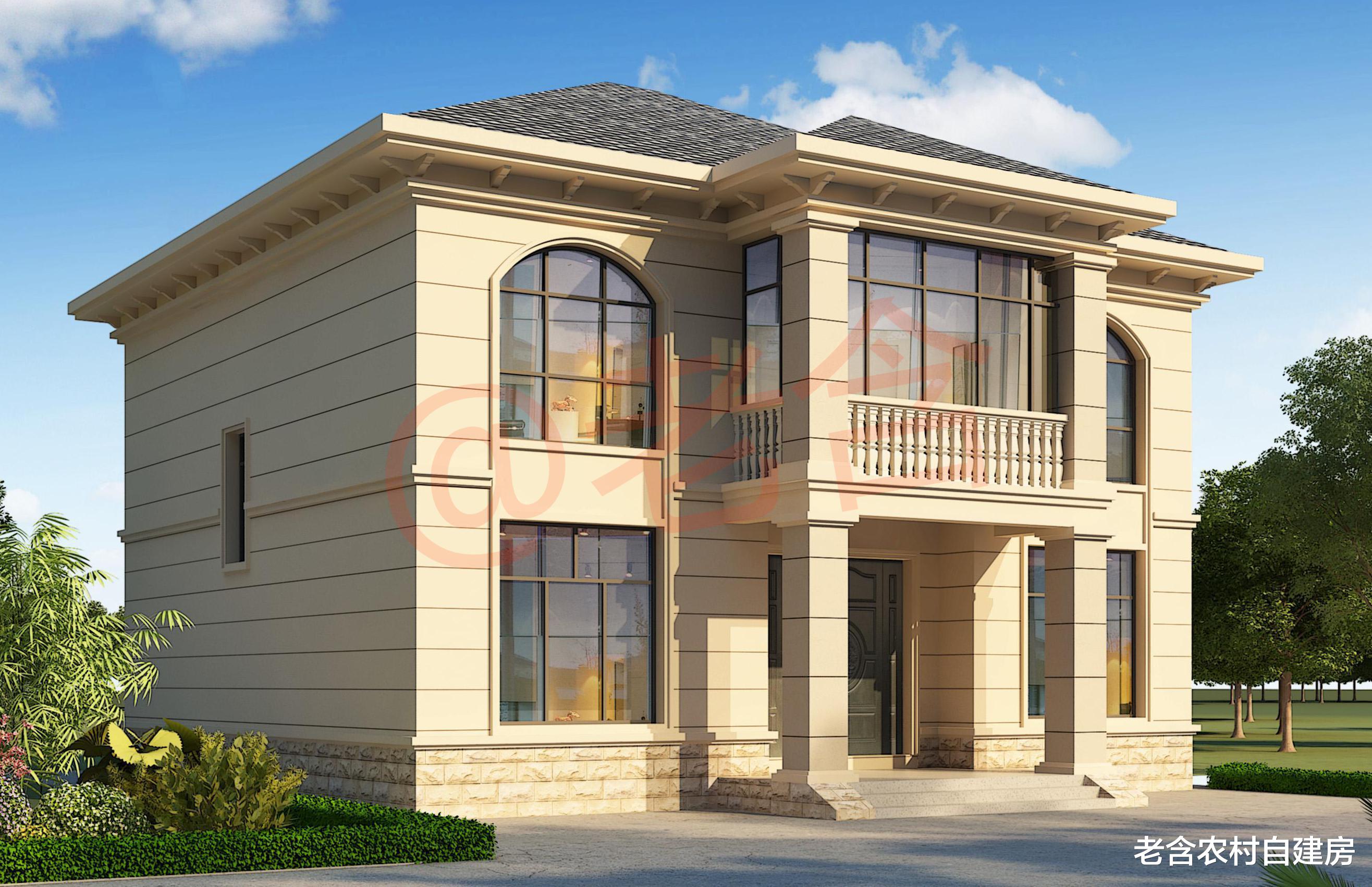 设计师给了我5款农村自建房外观图,感觉第二套好看,大家觉得呢