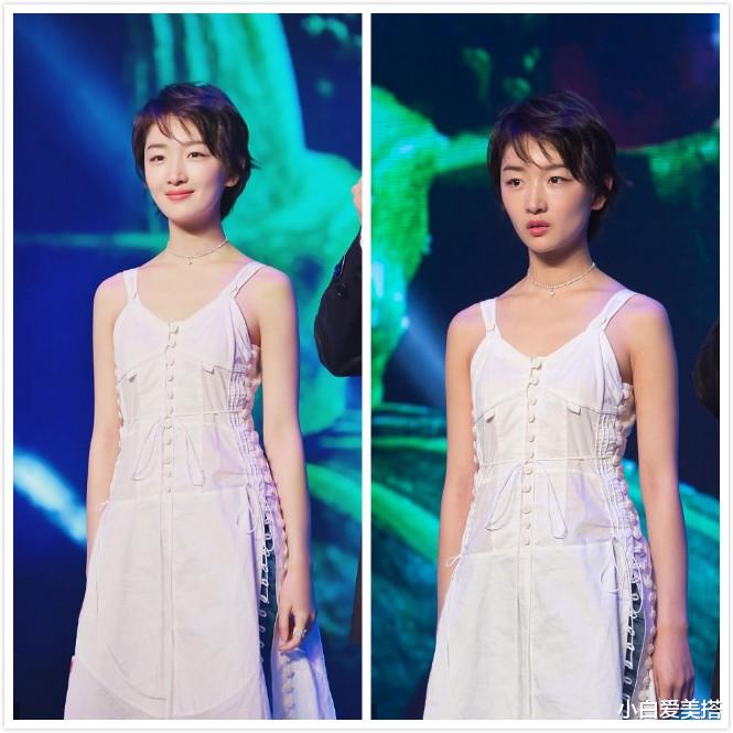 小白爱美搭|周冬雨属于耐看型的,虽然身材没什么女人味,但看上去还挺清纯的