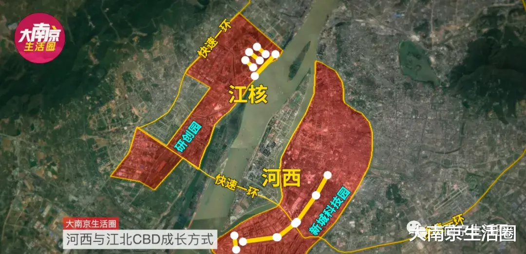 建业集团|南京两大滨江新城谁更有未来？