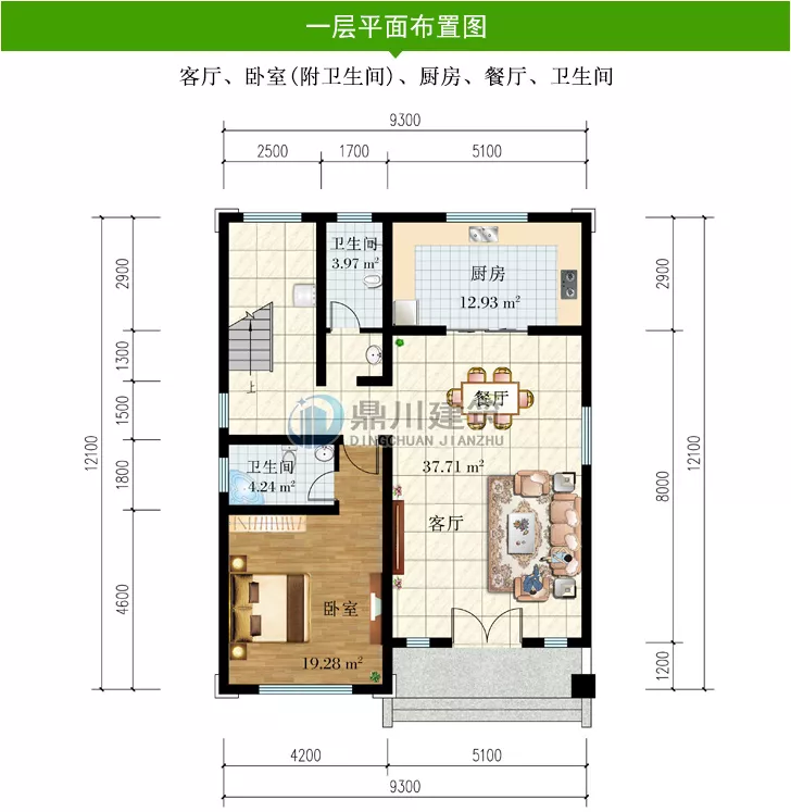 |6款平屋顶农村别墅，漂亮实用还省钱，第三款17万就能建