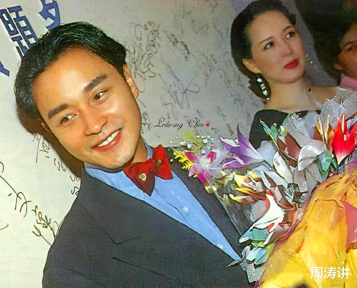 张国荣|无法重拍瞬间：真吞火的周润发，躺棺材中的李小龙，搂张国荣唐鹤德的陈淑芬