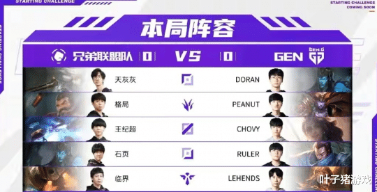 gen.g战队|LOL中韩对抗赛选娱乐英雄，Gen新阵容首秀败人品！管泽元在线开嘲