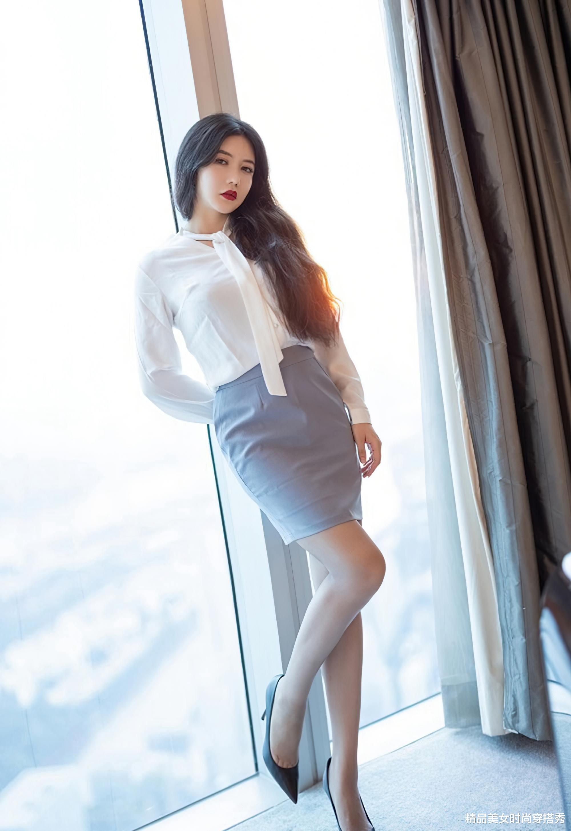 衬衫|雪纺衬衫搭配短裙裤，尽显淑女气质