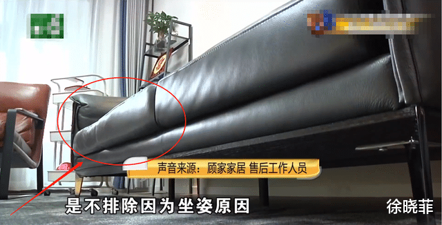 |杭州女子花30000元买真皮沙发，享受不到1月出事，商家：坐姿不对