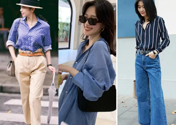 潮流搭配菌|秋天怎样穿好一件衬衫?学会这些穿搭技巧,轻松穿出优雅女人味