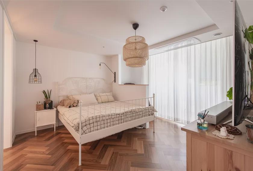 |典型的韩国年轻人的“网红婚房”设计，126㎡不是豪装，胜在耐看