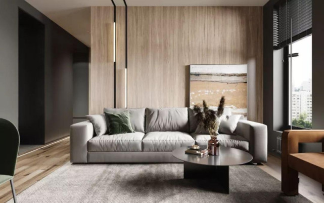 这个功能完善又明亮舒适的居住空间居然只有56平，你信吗