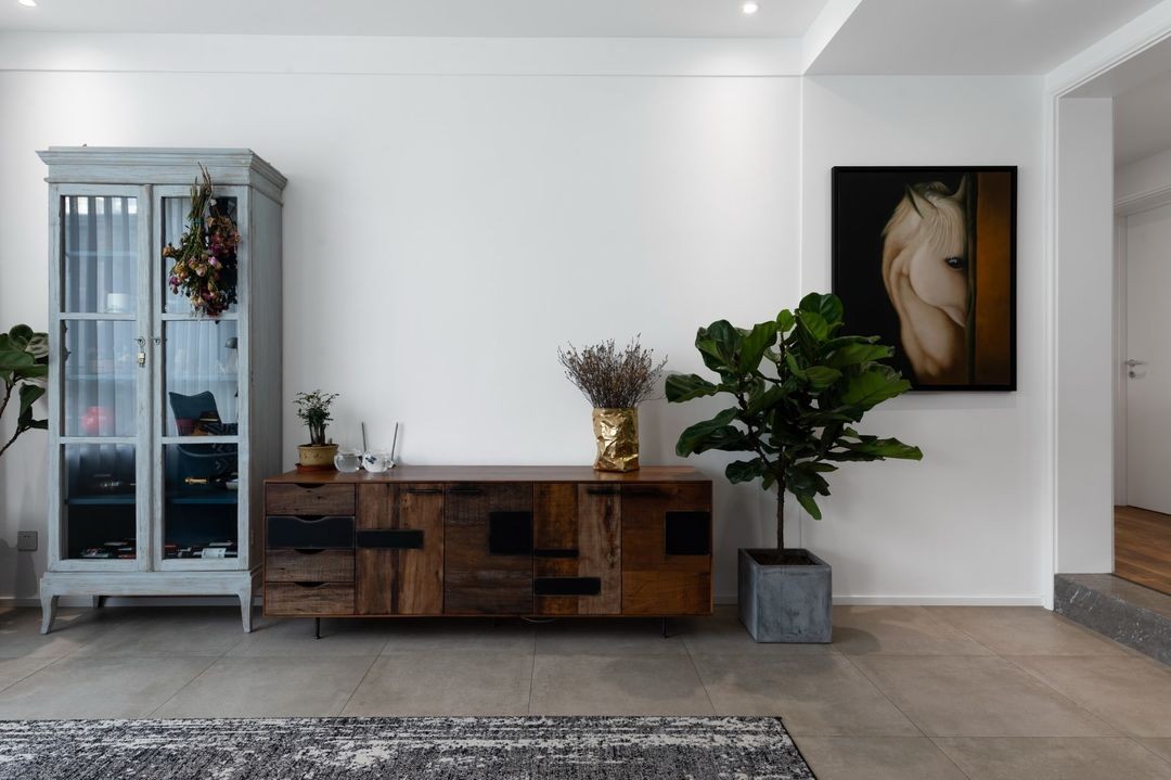 家居超人|青岛夫妻的新家，空间不大但格局方正，添加蓝色让空间变独特