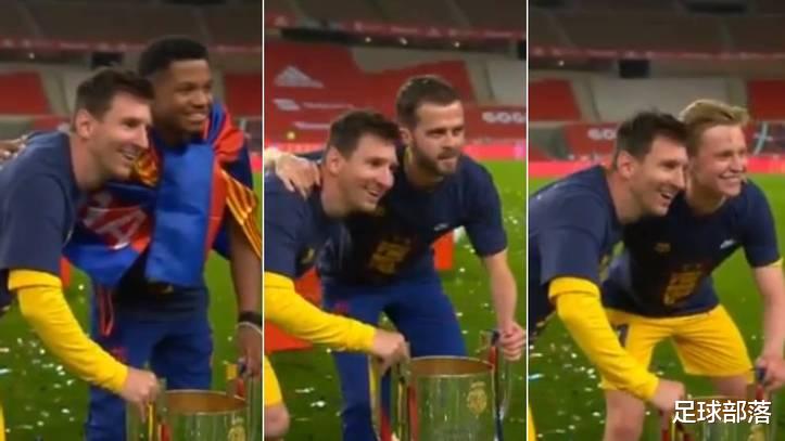 梅西|巴萨夺冠后，队友的集体举动令梅西尴尬！他们已认定梅西要离队？