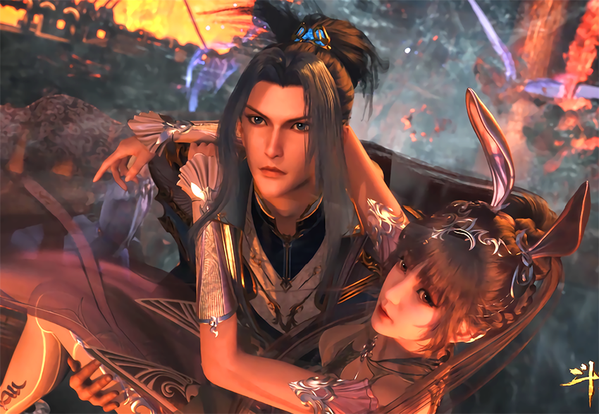 小舞|斗罗大陆：深海魔鲸领域显威，七位一体融合技再现，唐三小舞夫妻双打
