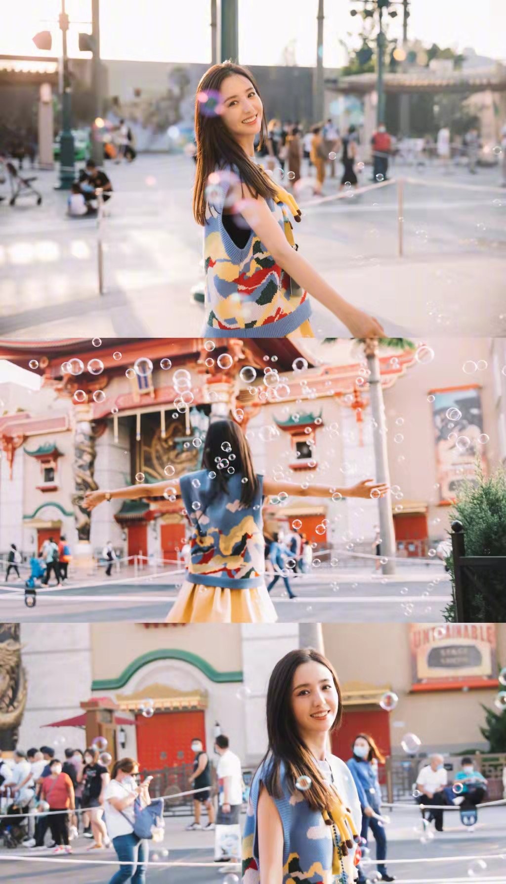 时尚风行派|陈思诚硬汉也有少女心！跟佟丽娅带儿子出游穿骚粉衬衫，太抢风头