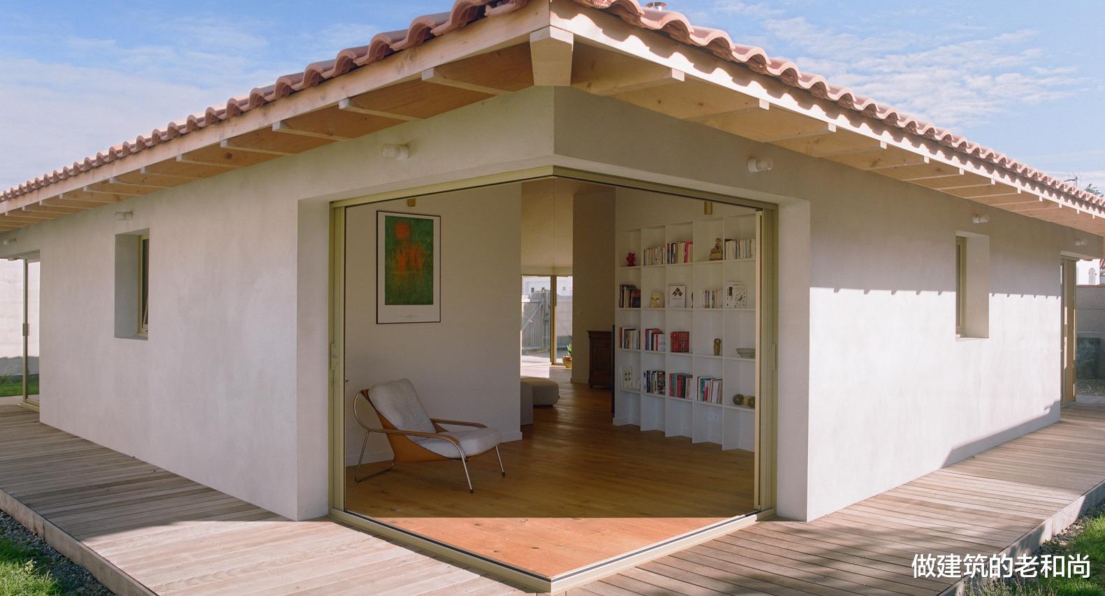 缺少四个墙角的私人住宅：通风和采光恰到好处，舒适惬意