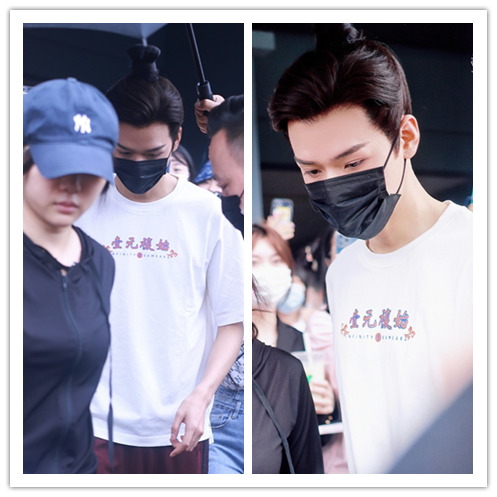 BiuVogue|龚俊虽然很火了，依旧穿百元国产短袖出门，怪不得路人缘这么好
