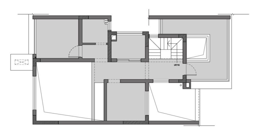 163㎡简约跃层,时尚黑白灰+暖心跳色,既稳重又温馨