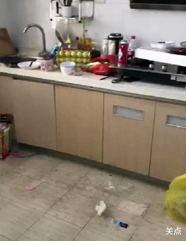 |租房的请注意，此男租客不辞而别，留下慢慢一房间的垃圾。