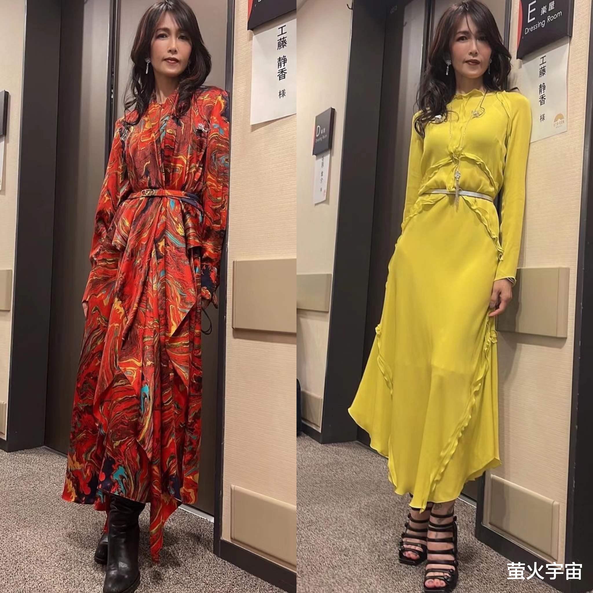 工藤静香|51岁工藤静香又瘦了,木偶纹清晰可见,过于骨感大腿快比小臂细了