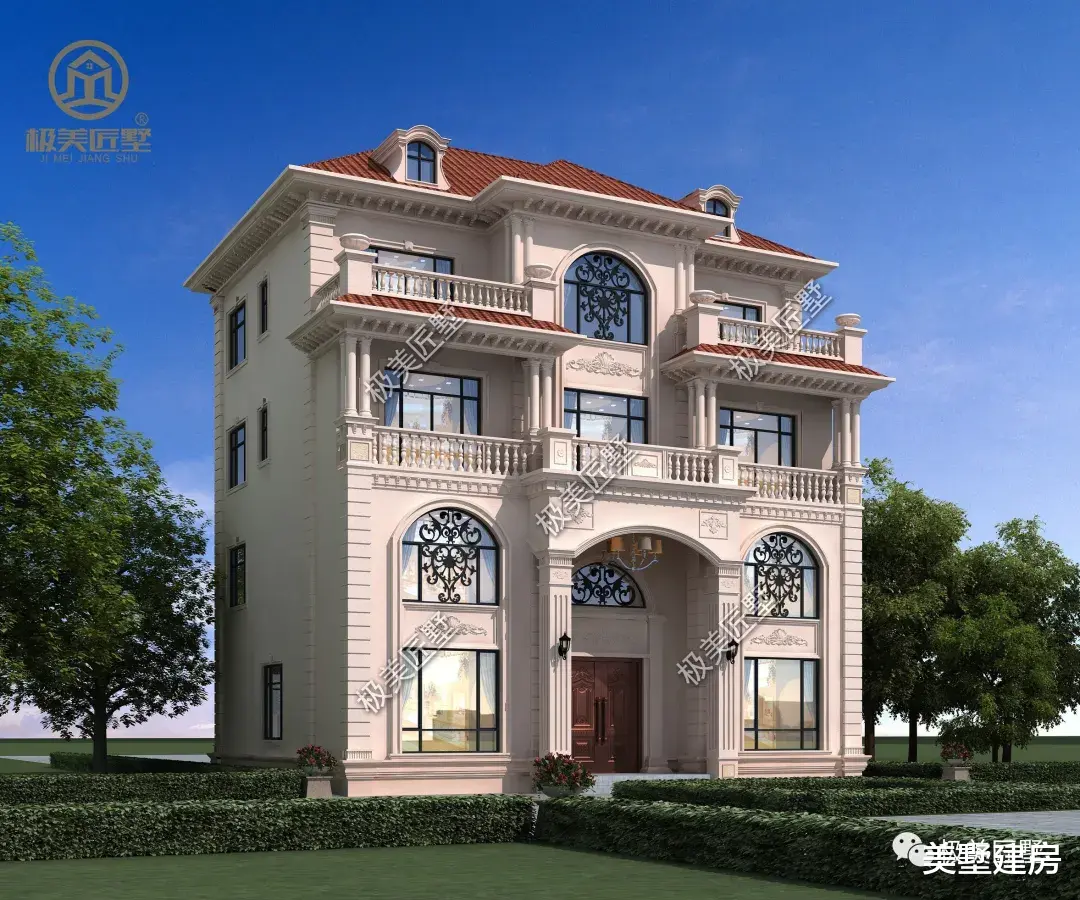 四层欧式豪华别墅,建一栋全村羡慕!