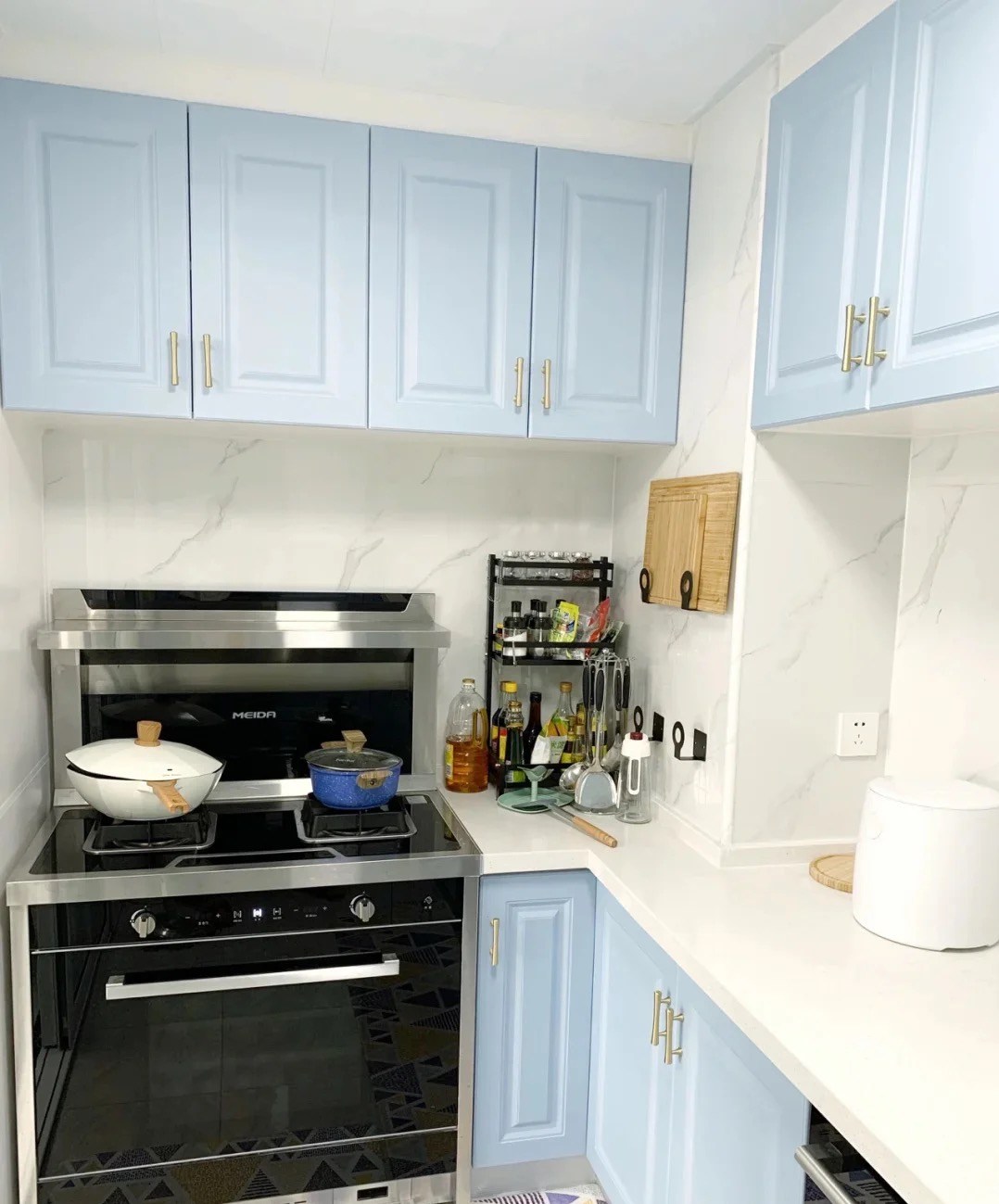 流行装修风格|照着网上装的房子太成功了，全屋贴墙布，漂亮又高级，越看越喜欢