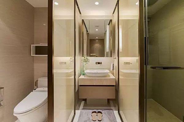 现在卫生间干湿分离设计不流行了，三分离卫生间更实用，更洁净