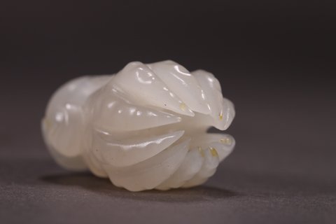 |回流 老和田玉佛手把件