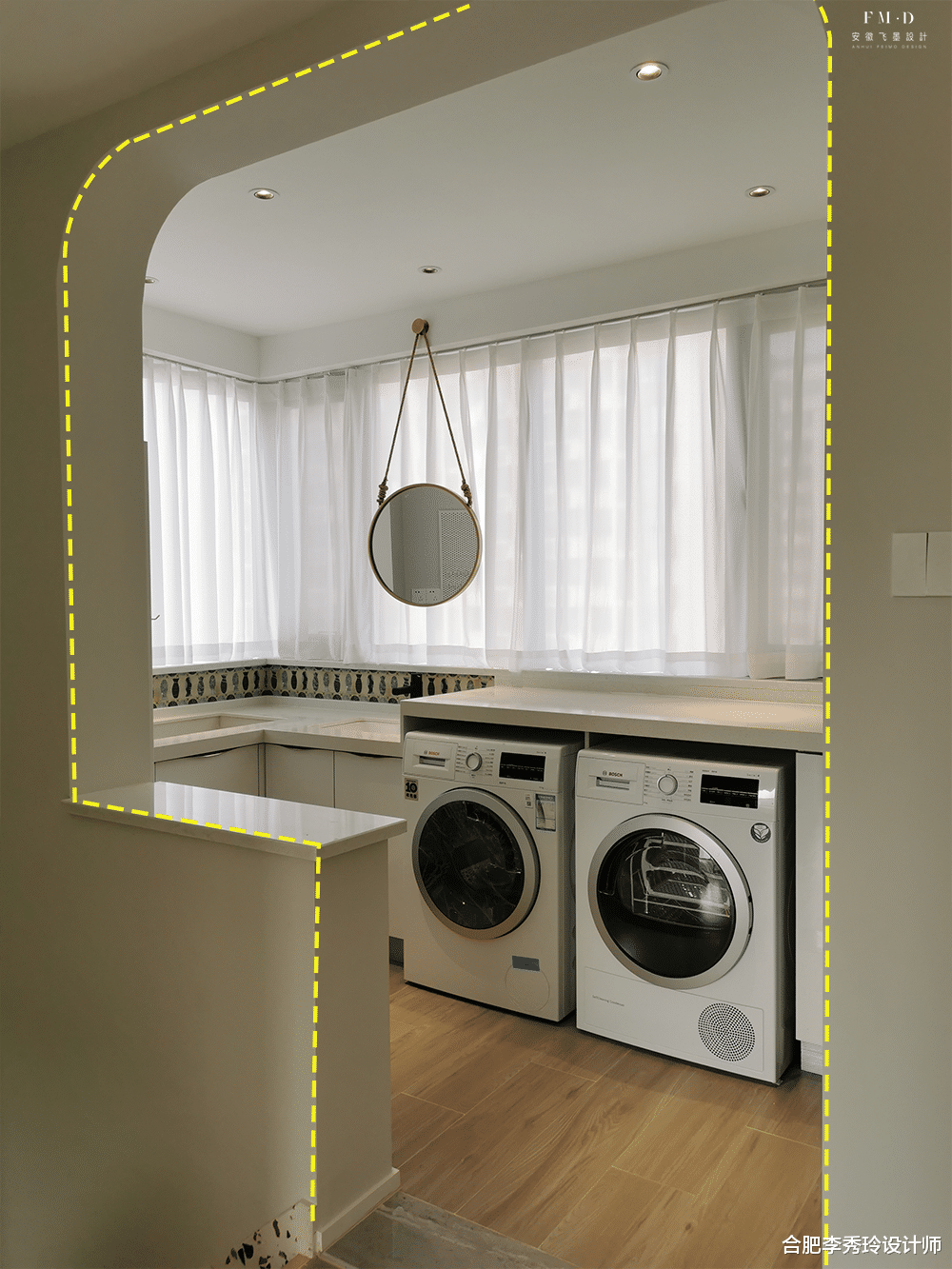 这家挤出4.7㎡,腾出一个独立洗衣房,只为维持一个干净整洁的家