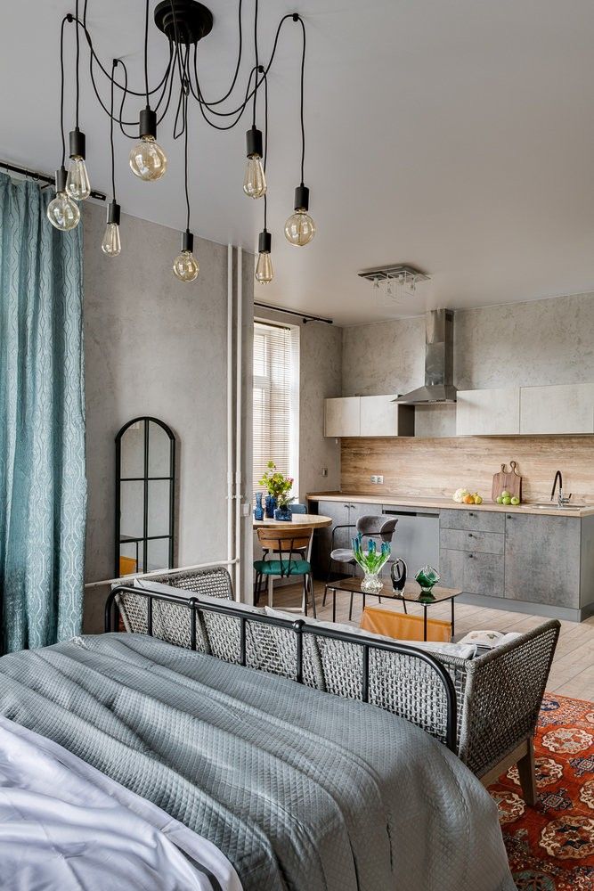 29岁小哥独居36㎡毛坯房,虽装修简单,但这个家隐藏不住的高级感