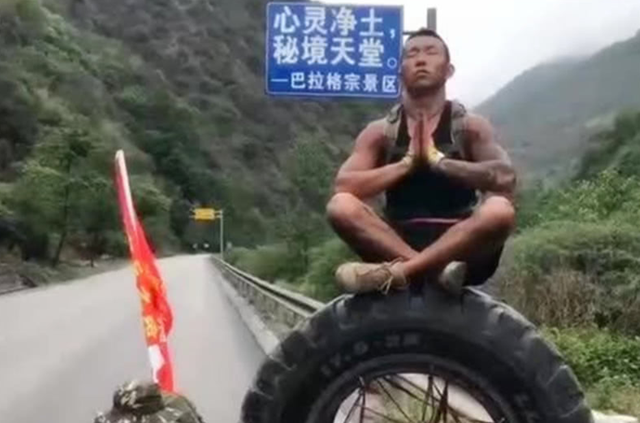 轮胎|川藏线上滚轮胎的人：有时仅需滚上半个月，就可以赚到一百万