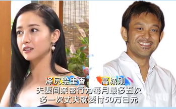 郭碧婷|豪门婚前协议：奶茶妹十年内离婚1分也没，这对亲密超5次就得付钱