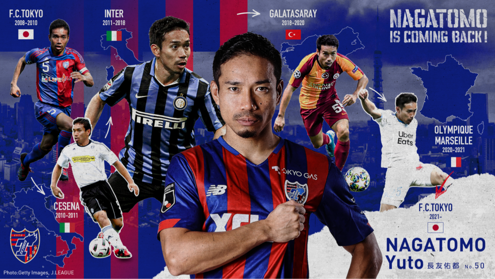 刘华体会讲体育课|35岁日本国脚重返母队!11年旅欧生涯5次夺冠,美娇妻超感动