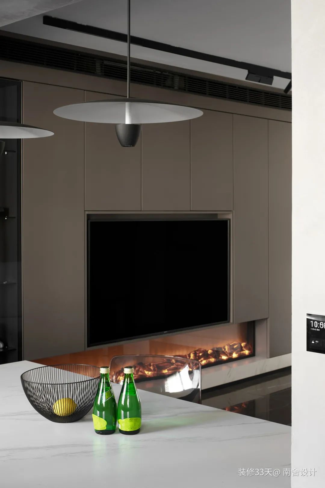 装修设计:90平LDK一体化现代简约两居