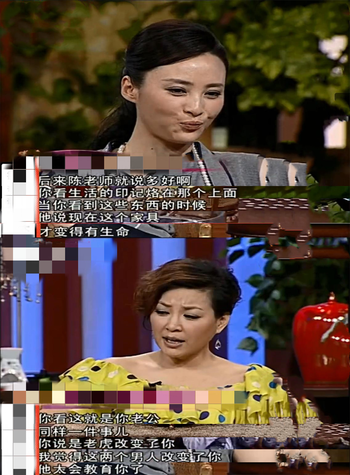 蒋勤勤|46岁蒋勤勤变圆润，小腹凸出手臂粗壮撑满衣服，脖子堆出几道褶