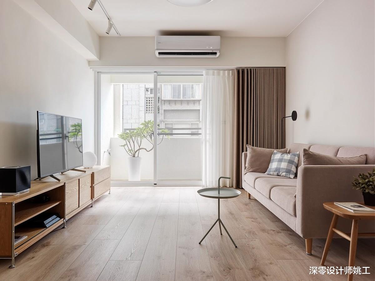 |日子越久越喜欢简约风,108㎡简单舒适,配木质家具一片岁月静好