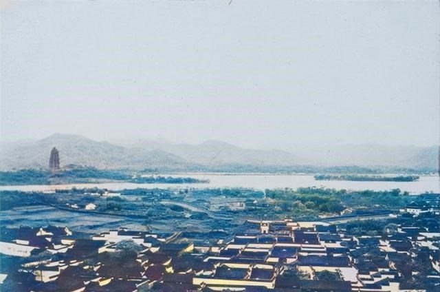 老照片|老照片：外国人镜头下1897年的杭州，蔚为大观的钱塘古城