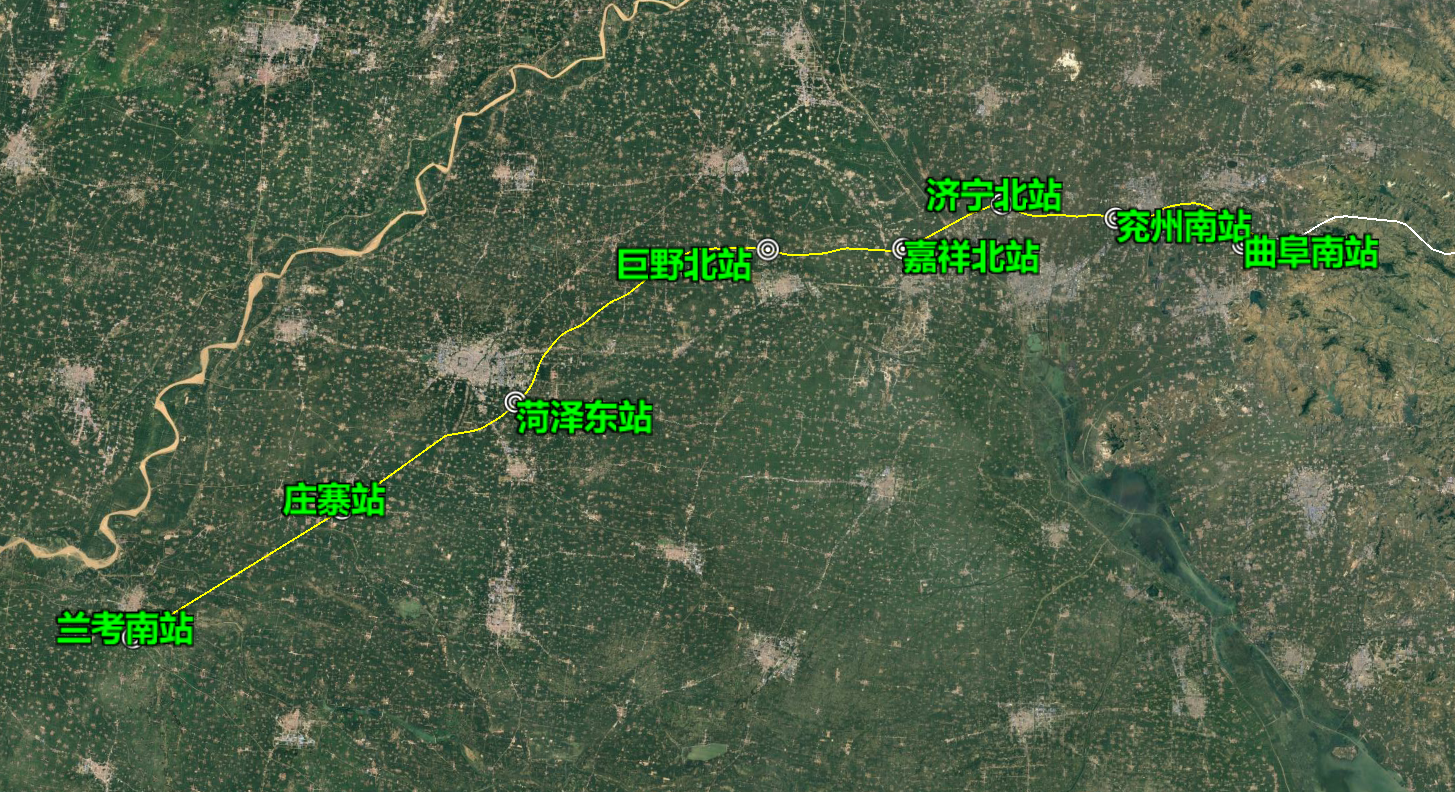地史之家 恭喜河南、山东人，日兰高铁即将全线通车，曝光站点与线路走向